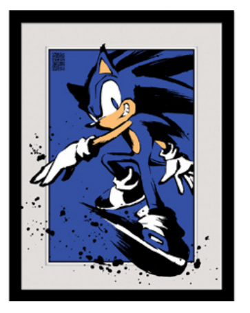 SONIC - Splatter - Collector Print 30x40cm Pyramid