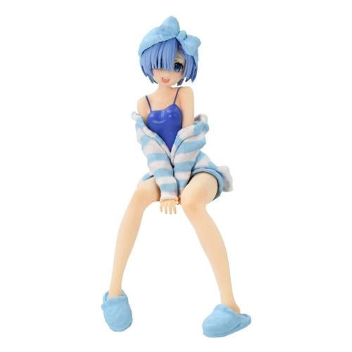 RE ZERO - Rem "Room Wear" - Figur PVC Noodle Stopper 14cm Furyu