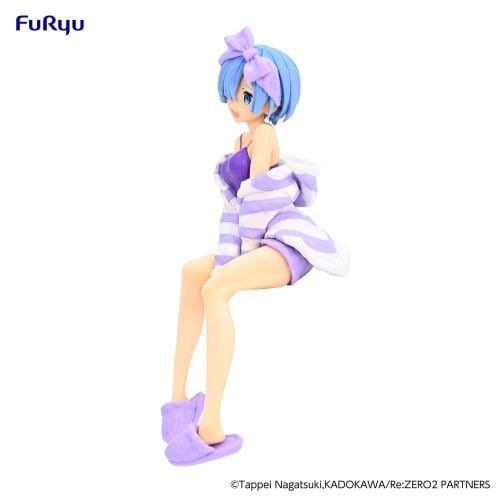 RE ZERO - Rem "Room Wear Purple" - Figur PVC Noodle Stopper 14cm Furyu