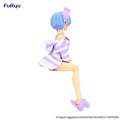 RE ZERO - Rem "Room Wear Purple" - Figur PVC Noodle Stopper 14cm Furyu