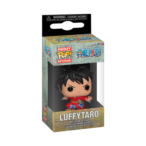 ONE PIECE - Pocket Pop Nyckelringar - Luffy i Kimono Funko