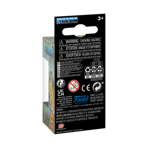 ONE PIECE - Pocket Pop Nyckelringar - Luffy i Kimono Funko