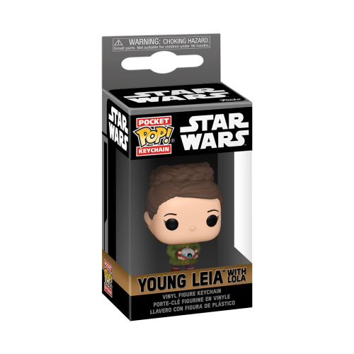 STAR WARS OBI-WAN KENOBI - Pocket Pop Nyckelrings - Leia Organa "Young" Funko