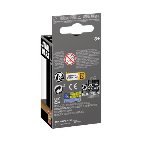 STAR WARS OBI-WAN KENOBI - Pocket Pop Nyckelrings - Leia Organa "Young" Funko