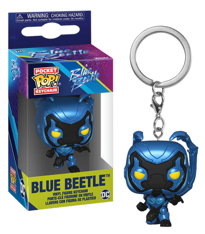 BLUE BEETLE - Pocket Pop Nyckelrings - Blue Beetle Funko