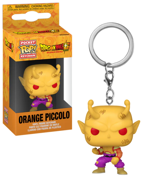 DBS SUPER HERO - Pocket Pop Nyckelrings - Orange Piccolo Funko