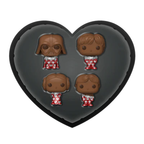 STAR WARS - Pocket Pop Nyckelrings 4 Pack - Valentine (Chocolate Look) Funko