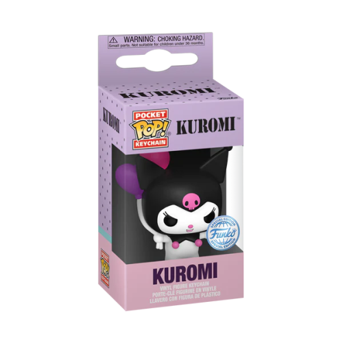 HELLO KITTY - Pocket Pop Nyckelrings - Kuromi (med ballong) Funko