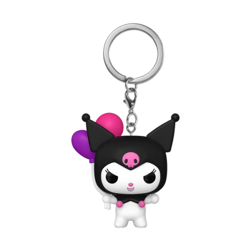 HELLO KITTY - Pocket Pop Nyckelrings - Kuromi (med ballong) Funko