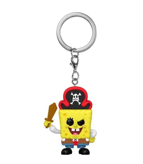 THE Svampbob FILM - Pocket Pop Nyckelring - Bob (Pirate)