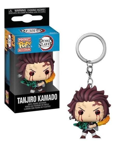 DEMON SLAYER - Pocket Pop Nyckelrings - Tanjiro (Sun Breathing) Funko