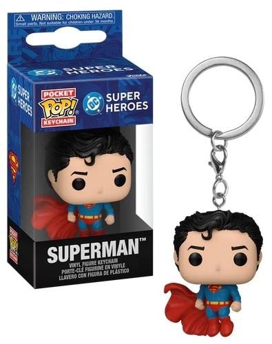 DC COMICS NYA KLASSIKER - Pocket Pop Nyckelring - Superman Funko