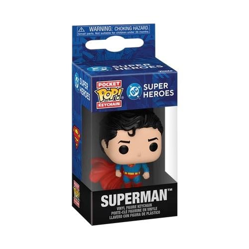 DC COMICS NYA KLASSIKER - Pocket Pop Nyckelring - Superman Funko