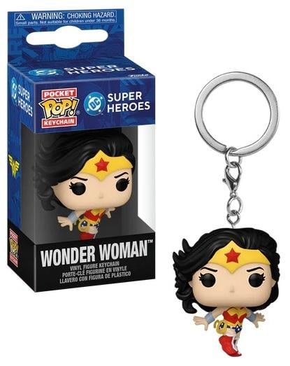 DC COMICS NEW CLASSICS - Pocket Pop Nyckelring - Wonder Woman Funko