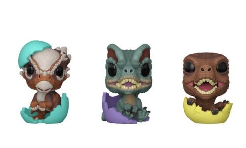 JURASSIC PARK SPRG - Pocket Pop Ägg 3pk - Dinos