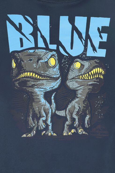 JURASSIC PARK - Blue The Raptor - T-Shirt POP (M) Funko Tees