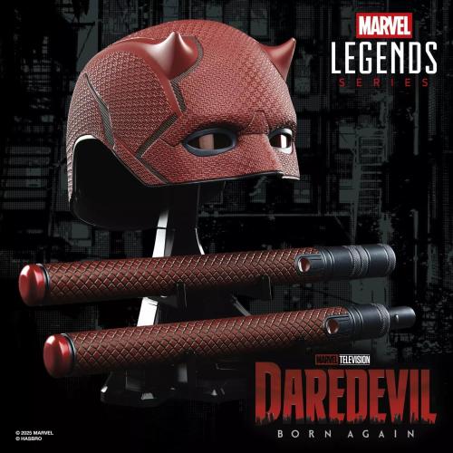 MARVEL - Hjälm & Billyklubba Premium rollspel Daredevil Legend Series Hasbro