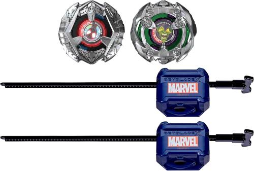 BEYBLADE X - Miles Morales 1-60GN & Green Goblin 9-80HT Hasbro