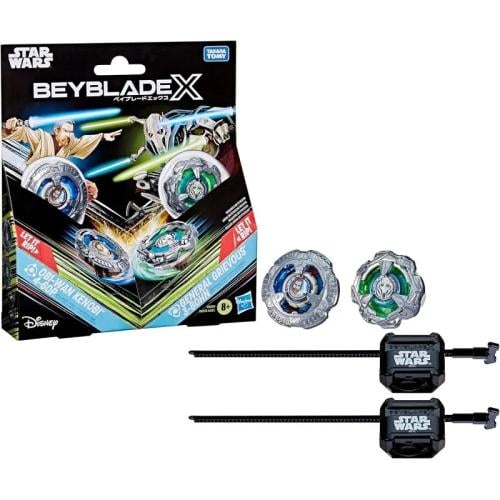 BEYBLADE X - Obi-Wan Kenobi 4-60P & General Grievous 3-80HN Hasbro