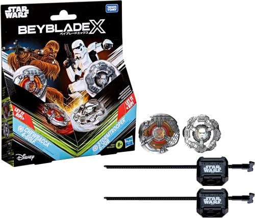 BEYBLADE X - Chewbacca 4-80LF & Stormtrooper 5-70B Hasbro