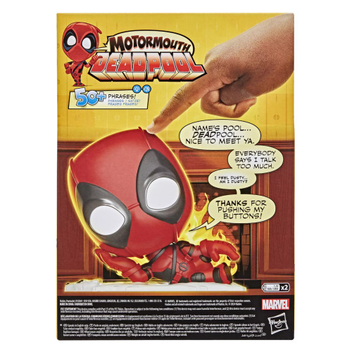 MARVEL - Deadpool - Figur Motor Mouth 12cm (Engelsk Version) Hasbro
