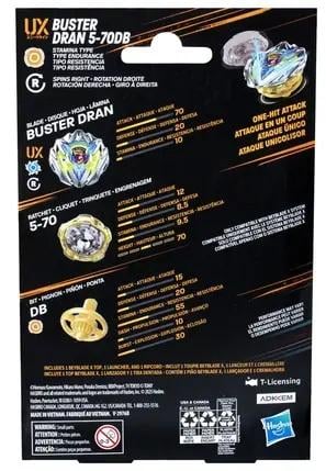BEYBLADE X - Buster Dran 5-70DB UX Starter Pack Hasbro