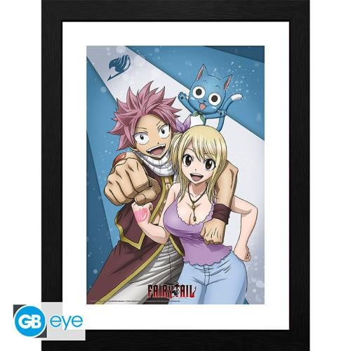 FAIRY TAIL - Collector Print 30X40 - Natsu & Lucy GB Eye