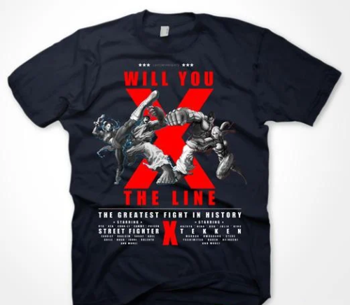 STREET FIGHTER X TEKKEN - Cross the Line (S) T-shirt Runns