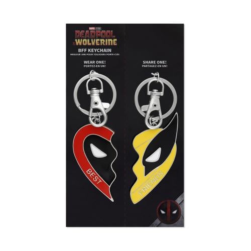 DEADPOOL vs WOLVERINE - Duo Set Metal BFF Nyckelringar Peershardy
