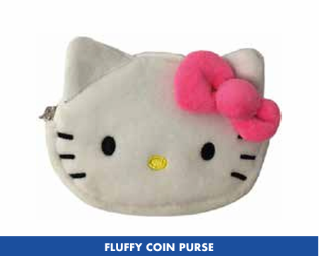 HELLO KITTY - Fluffy Coin Purse Pyramid