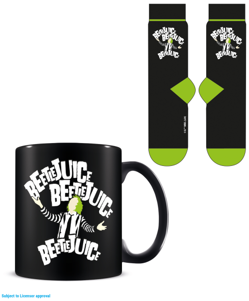 BEETLEJUICE - Beetlejuice Beetlejuice - Mug 315ml och Strumpor 41-45 Pyramid