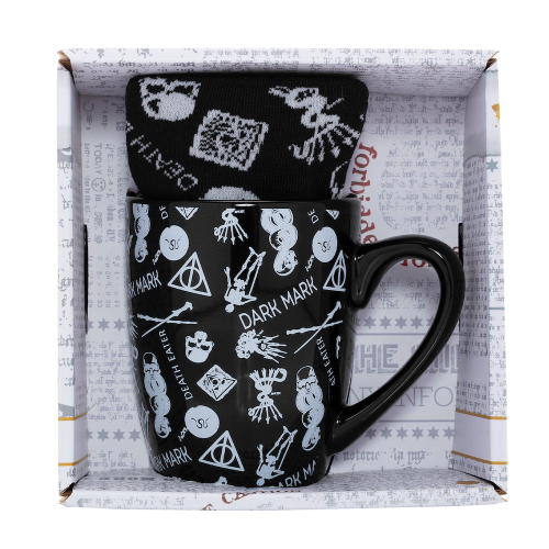 HARRY POTTER - Dark Mark - Mug 315ml och Kvinno Strumpor 36-41 Pyramid