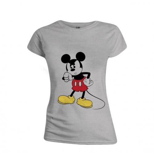 DISNEY - T-Shirt - Mickey Mouse Angry Face - GIRL (S) Runns