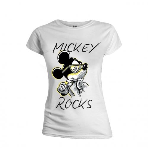 DISNEY - T-Shirt - Mickey Mouse Rock '90 - GIRL (S) Runns