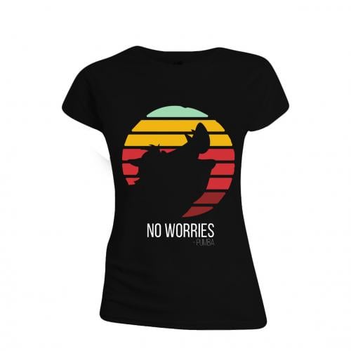 DISNEY - T-Shirt - Lion King Pumba Gradient - GIRL (XL) Runns