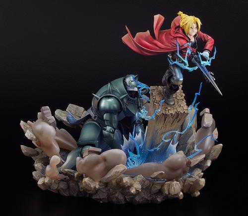 FULL METAL ALCHEMIST - Edward Elric & Alphonse Elric - Statue 58cm Goodsmile