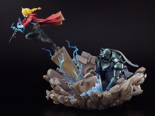 FULL METAL ALCHEMIST - Edward Elric & Alphonse Elric - Statue 58cm Goodsmile