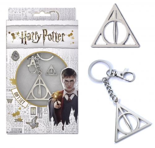 HARRY POTTER - Deathly Hallows - Nyckelring & Pin's Carat