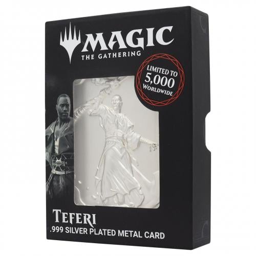 MAGIC THE GATHERING - Teferi - Silver Plated Card Collector Fanattik