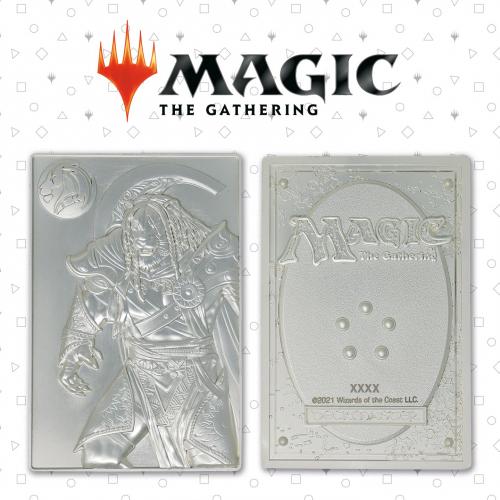 MAGIC THE GATHERING - Ajani Goldmane - Silver Plated Card Collector Fanattik