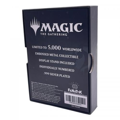 MAGIC THE GATHERING - Ajani Goldmane - Silver Plated Card Collector Fanattik