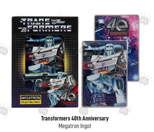 TRANSFORMERS - 40-årsjubileum - Decepticons - Limited Edition Ingot Fanattik