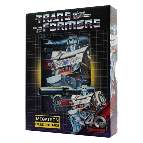 TRANSFORMERS - 40-årsjubileum - Decepticons - Limited Edition Ingot Fanattik