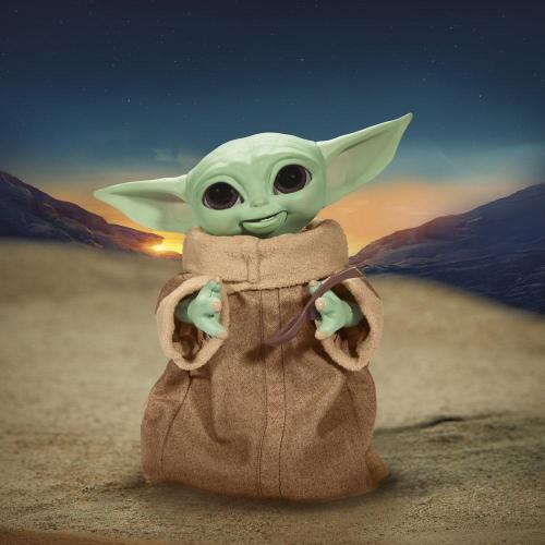 STAR WARS - Galagtic Snackin' Grogu - Interaktiv Figur 23cm 'UK' Hasbro