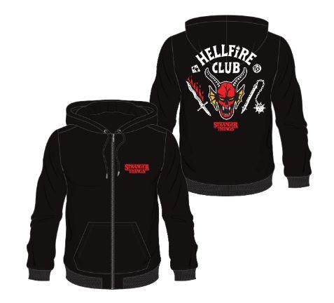 STRANGER THINGS - Hellfire Club - Herr Zip-Hoodie (M) Difuzed