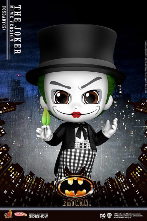 DC COMICS - Cosbaby Joker 1989 Mime - Figur 12cm Hot Toys
