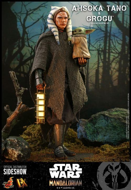 THE MANDALORIAN - Ahsoka & Grogu - Pack 2 Action Figures 29cm Hot Toys