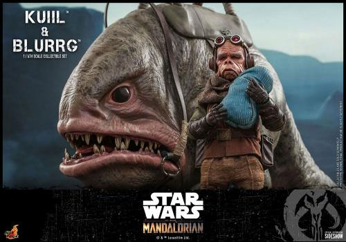 STAR WARS - Kuiil & Blurrg (The Mandalorian) - Statues 37cm Hot Toys