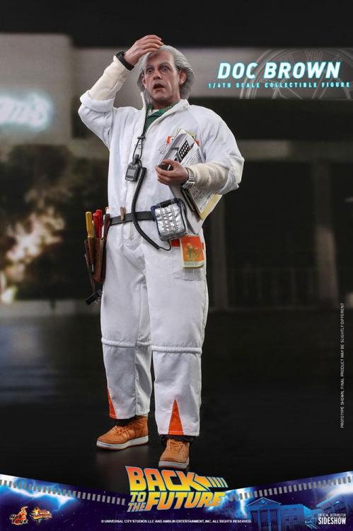 BACK TO THE FUTURE - Doc Brown - Figur 30cm Hot Toys
