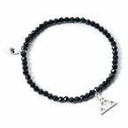 HARRY POTTER - Deathly Hallows - Sterling Silver Charm & Pearls Bracelet Carat
